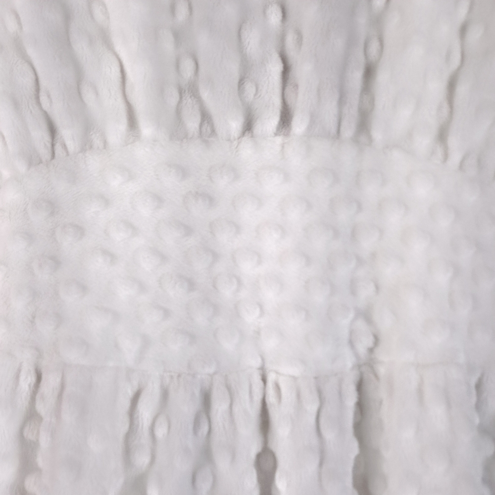 Soft Surroundings White Textured Robe Dots Pockets Stretch Bathrobe - Sz Small - Picture 6 of 9